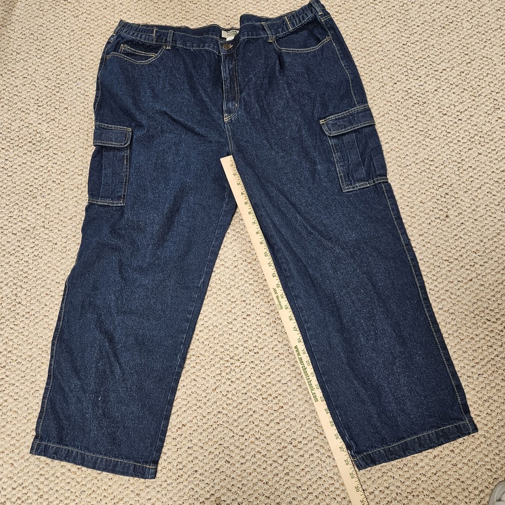 Duke Denim Jeans Mens Size‎ 50 Blue Authentic Fit Dark Work Carpenter